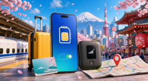 Best Japan eSIM for travel with phone setup, pocket WiFi comparison and city navigation