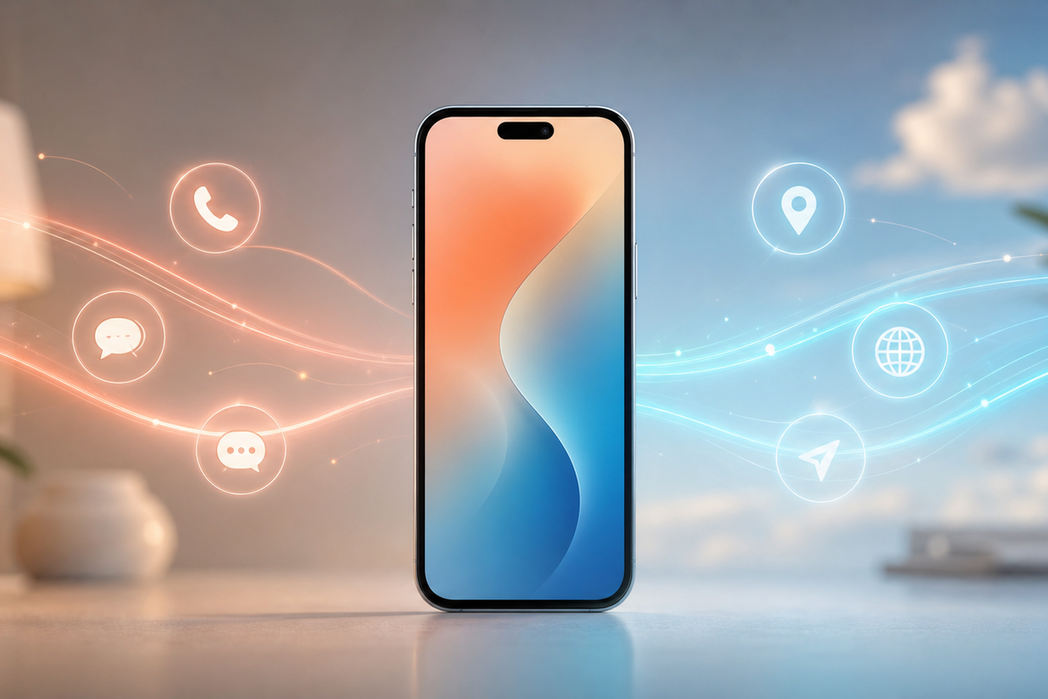 Home SIM for calls and texts with a travel eSIM for mobile data