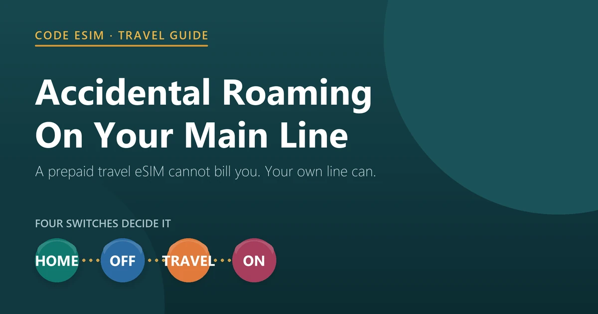Can a travel eSIM trigger roaming charges on your main line? Only if one specific setting is left on