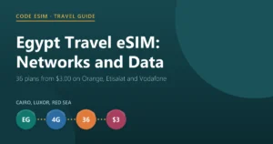 Egypt travel eSIM guide: 36 plans from $3.00, landing on Orange, Etisalat and Vodafone Egypt
