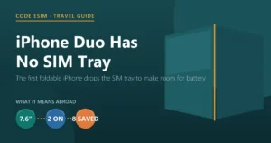 iPhone Duo is eSIM only: the first Apple foldable has no SIM tray, with dual eSIM and eight stored profiles