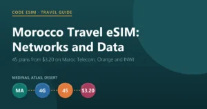 Morocco travel eSIM guide: 45 plans from $3.20, landing on Maroc Telecom, Orange Morocco or INWI